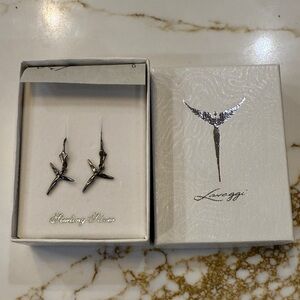 Sterling Silver Bird Earrings